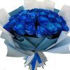 Фото товара 33 синие розы (крашеные)