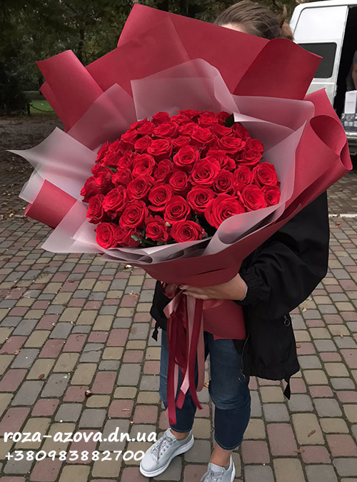 фото букет красных роз