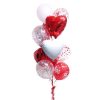 Фото товара 3 фольгированных шарика в форме сердца