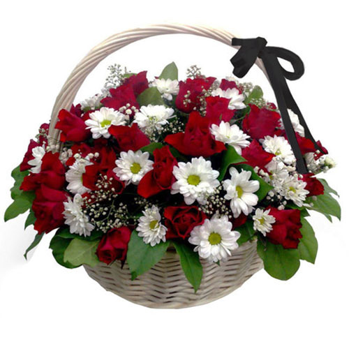 корзина цветов на похороны в Мариуполе